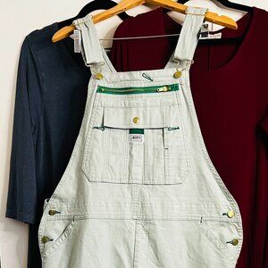 NWT Liberty Duck Bib Overalls XL Seafoam Green